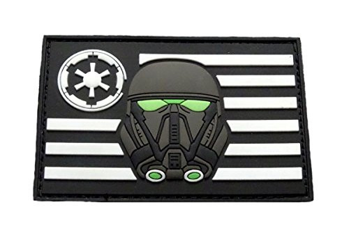 Stormtrooper USA Flag Star Wars Rogue Morale 3-D PVC Rubber Hook Patch