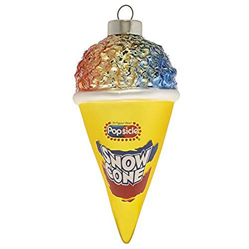 kat  plus annie Popsicle Snow Cone Ornament Rainbow