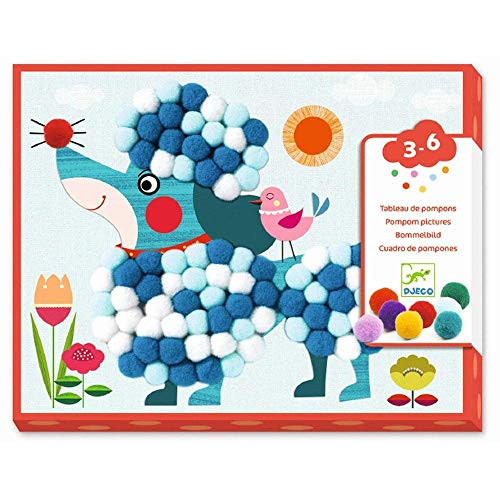 DJECO PomPom Puppies Pom Pom Collage