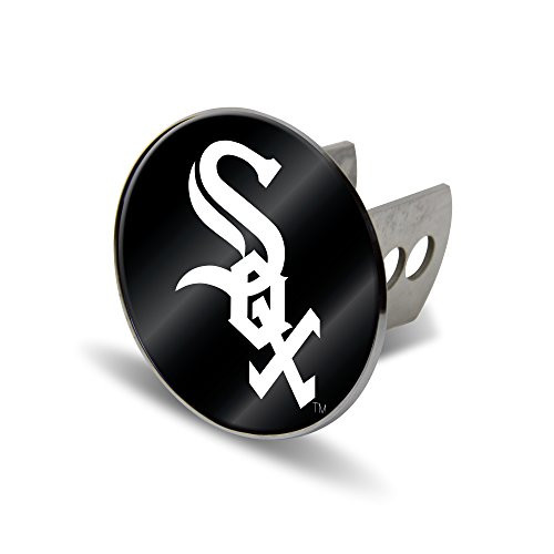 Rico MLB Chicago White Sox Laser Cut Metal Hitch Cover Large Silver Rico MLB Chicago White Sox Laser Cut Metal Hitch Cover Large Silver
