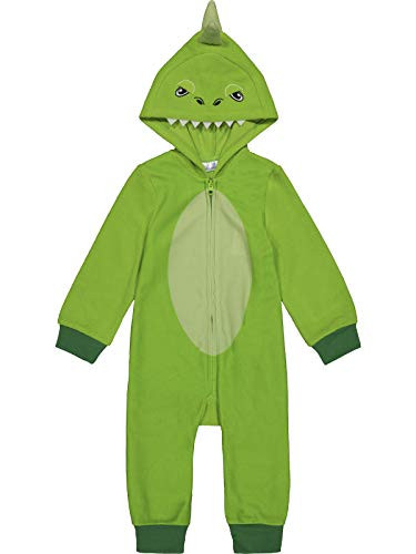 Dreamwave Dinosaur Toddler Boys Zip-Up Costume Onesie Pajama Coverall 4T