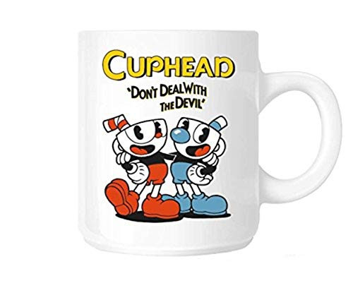 Cuphead Coffee Mug - Videogame Cuphead inchDon t Deal The Devil inch Funny Cup Tea C0KK