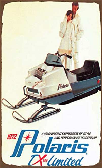 SIGNCHAT 1970 Ski Doo Snowmobile Ads Vintage Style Metal Advertising Wall Plaque Sign Tin Sign Metal Decor Metal Sign Poster 8X12 Inches A2