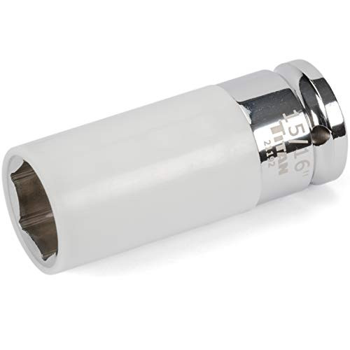 Titan 21192 1 2-Inch Drive x 15 16-Inch Non-marring Impact Deep Lug Nut Socket