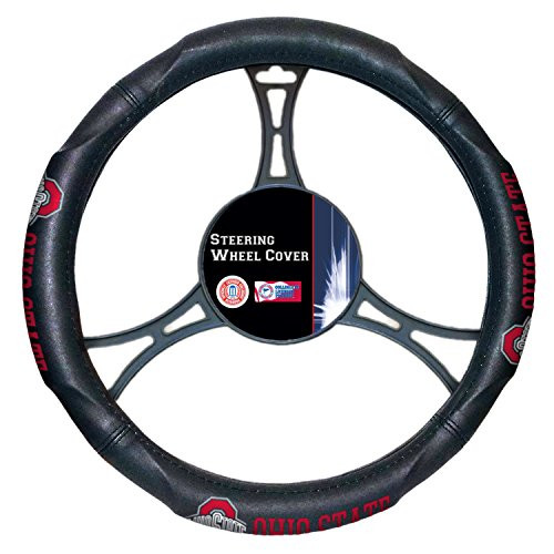 Ohio State Buckeyes Steering Wheel Cover 14.5 inch x 15.5 inch