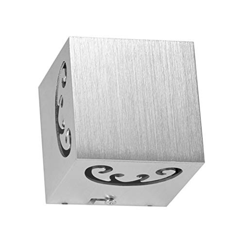 Uonlytech 1PCS LED Modern Aluminum Decorative Butterfly Square Wall Lamp Wall Light for Living Room Corridor Hotel Bedroom KTV Bathroom