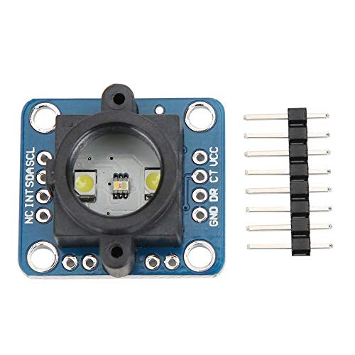 Color Sensor Small Color Recognition Module LED Brightness Adjustable Electrical Component Accessories TCS34725 3-5V