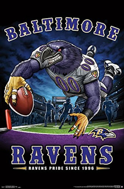 Trends International Wall Poster Baltimore Ravens End Zone, 22.375" x 34"