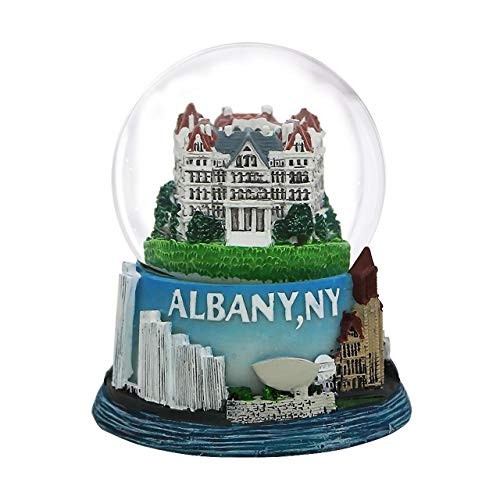 City-Souvenirs Albany New York Snow Globe 3.5 Inches State Capitol and Landmarks City-Souvenirs Albany New York Snow Globe 3.5 Inches State Capitol and Landmarks