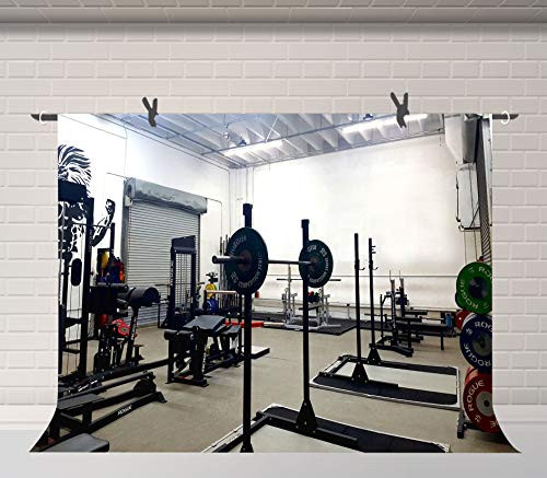 FUERMOR Gym Photography Background Indoor Sports Club Muscle Training Photo Backdrop Props 7x5ft Adult Artistic Portrait Studio Background LYFU752 FUERMOR Gym Photography Background Indoor Sports Club Muscle Training Photo Backdrop Props 7x5ft Adult Artistic Portrait Studio Background LYFU752