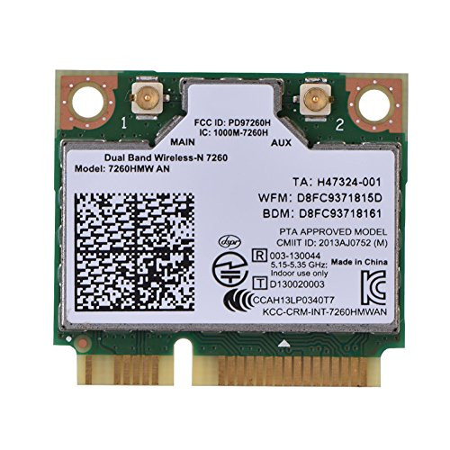 PCI-E network adapter Intel 7260AN 7260HMW mini PCI-E 300M Bluetooth 4.0 Dual Band Wireless WiFi Card PCI-E network adapter Intel 7260AN 7260HMW mini PCI-E 300M Bluetooth 4.0 Dual Band Wireless WiFi Card