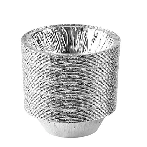 Plasticpro 6 Inch Round Tin Foil Cake Pans Disposable Aluminum Freezer and Oven Safe - For Baking Cooking Storage Roasting Reheating Pack of 50 Plasticpro 6 Inch Round Tin Foil Cake Pans Disposable Aluminum Freezer and Oven Safe - For Baking Cooking Storage Roasting Reheating Pack of 50