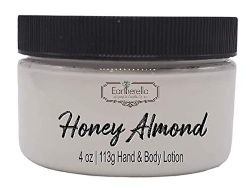 HONEY ALMOND Hand  and  Body Lotion Jar 4 oz.