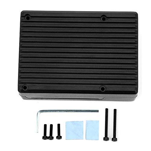 Raspberry Pi 4 Case Aluminum Alloy Case Motherboard Parts Electronic Components Black for Raspberry Pi4 Raspberry Pi 4 Enclosure