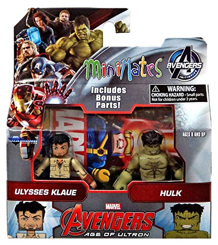 Marvel Avengers Age of Ultron Minimates Series 63 Ulysses Klaue & Hulk 2" Minifigure 2-Pack
