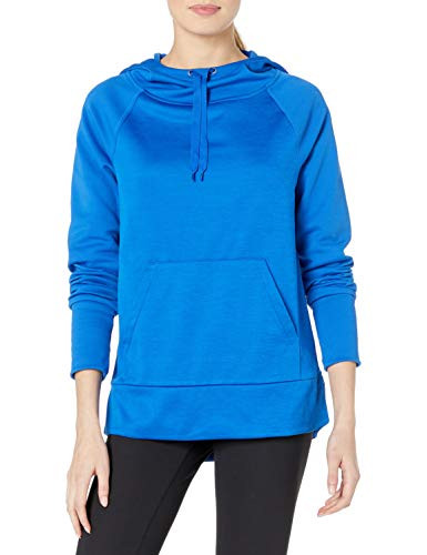 Hanes Women s Sport Performance Fleece Pullover Hoodie Awesome Blue Solid Awesome Blue Heather 2XL