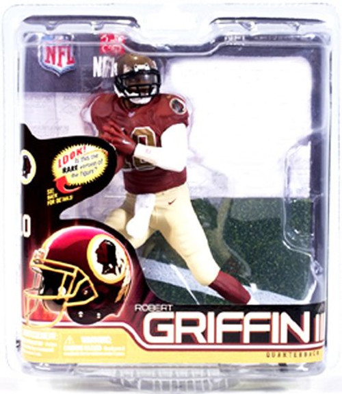 McFarlane Toys NFL Series 31 Robert Griffin III (RGIII) Figure Washington Redskins Throwback Anniversary Maroon Jersey McFarlane Toys NFL Series 31 Robert Griffin III (RGIII) Figure Washington Redskins Throwback Anniversary Maroon Jersey