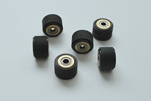 6pcs 4x10x16mm roland cutting plotter vinyl cutter pinch roller wheel Japan bearing pluscopper plusrubber 