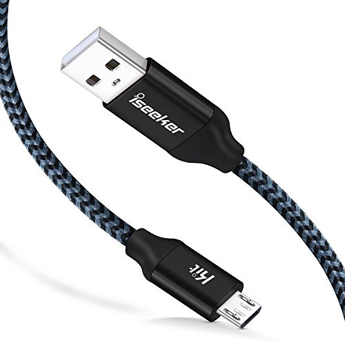 iSeekerKit Micro USB Cable - Extra Long 15Ft Xbox One Controller Charging Cable PS4 USB Cable for Playstation 4 Dualshock 4 Xbox one PS4 Slim/Pro, Android, Samsung, MP3 Players, Camera