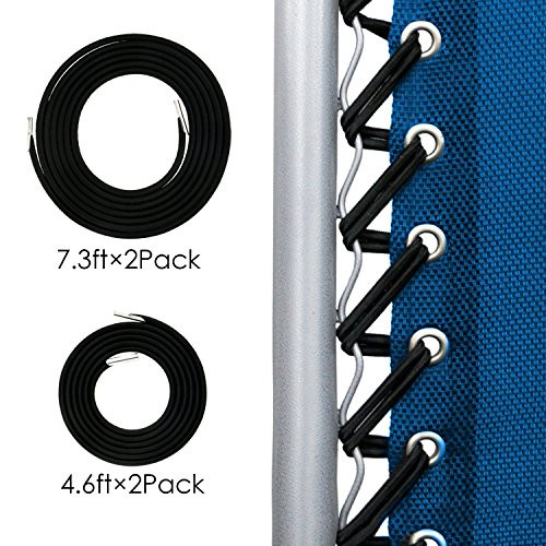 Zero Gravity Chair Replacement Cord, MiMoo 4 Pack Zero Gravity Chair Replacement laces for Zero Gravity Chairs, Zero Gravity Recliner Repair Tool, Lounge Chair, Bungee Chair