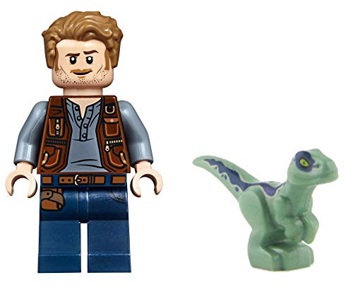 LEGO Jurassic World Fallen Kingdom - Owen Grady and Blue from Set 10757