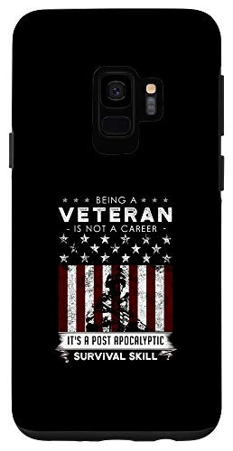 Galaxy S9 Veteran Post Apocalyptic Survival Skill American Pride Gift Case