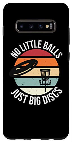 Galaxy S10 plus Disc Golf No Little Balls Just Big Discs Frisbee Funny Tree Case