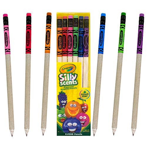 Crayola Silly Scents Smencils 6-Pack of Scented HB #2 Scented Pencils