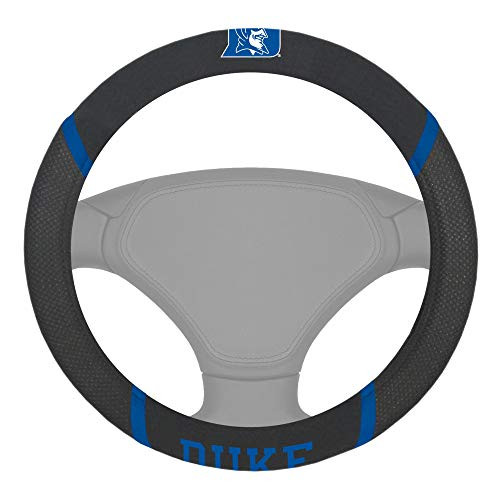FANMATS 14855 NCAA Duke University Blue Devils Polyester Steering Wheel Cover15 inchx15 inch FANMATS 14855 NCAA Duke University Blue Devils Polyester Steering Wheel Cover15 inchx15 inch