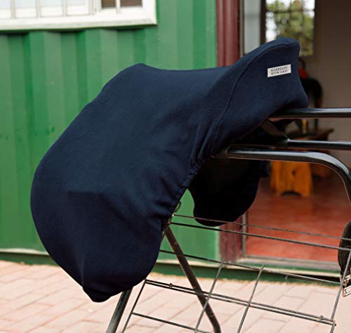 Harrison Howard Fleece Horse Saddle Cover for JP CC Horse Saddle Cover-Navy