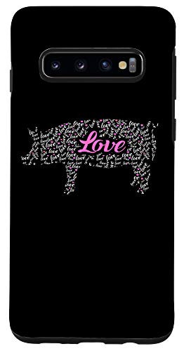 Galaxy S10 Pig T design for Pig lovers gift Case