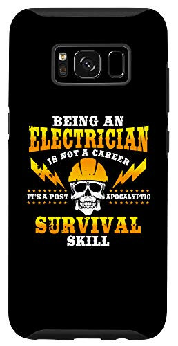 Galaxy S8 Electrician Gifts Funny Career is a Survival Skill Lineman Case