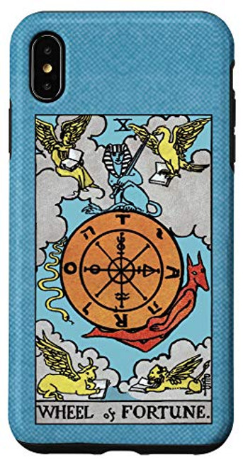iPhone XS Max Tarot Card of Fortune the Wheel Tarot Card Reader Psychic Case iPhone XS Max Tarot Card of Fortune the Wheel Tarot Card Reader Psychic Case