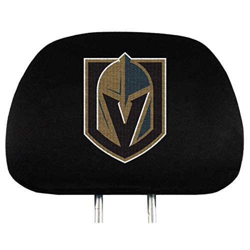FANMATS Team ProMark NHL - Vegas Golden Knights Head Rest Cover Set Black One Size