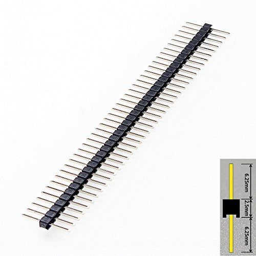 DIKAVS Break Away Headers - 40-pin Male Long Centered (pack of 10)