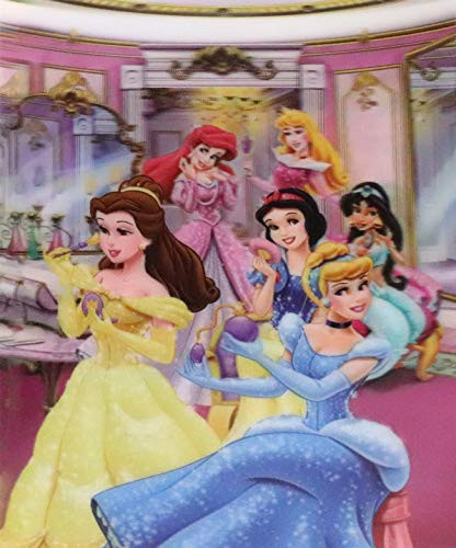 6 Princesses - Jasmine Cinderella Ariel Belle Snow White Aurora 3D Lenticular Poster Print 12x16