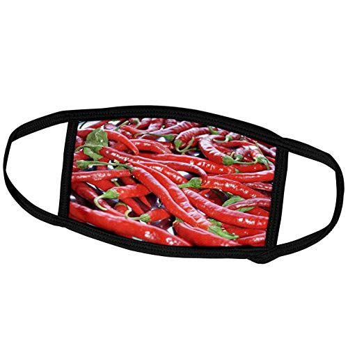 3dRose Red Chili Peppers - Chili Chili Pepper Chilli Chilli Peppers. - Face Covers fc_46854_3 3dRose Red Chili Peppers - Chili Chili Pepper Chilli Chilli Peppers. - Face Covers fc_46854_3