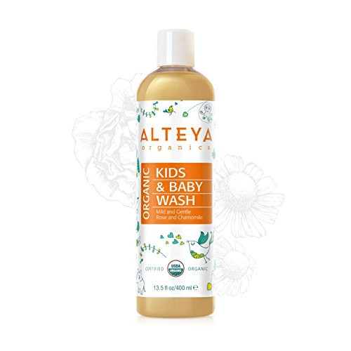 Alteya Organics Baby Wash - 14 Fl Oz 400mL - USDA Certified Organic