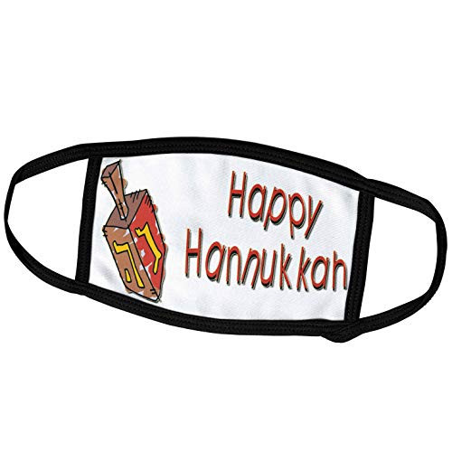 3dRose Face Cover Medium Happy Hannukkah Dreidle 3dRose Face Cover Medium Happy Hannukkah Dreidle