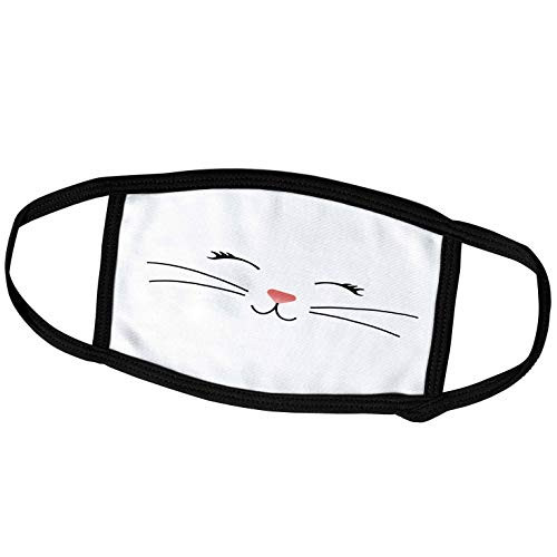3dRose Cover Small Too Cute White Kitty Cat Face Nose and Whiskers 3dRose Cover Small Too Cute White Kitty Cat Face Nose and Whiskers