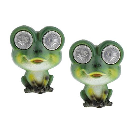 homozy 2Pcs Solar Frog Lights Solar Garden Statue Lights Outdoor Frog Solar Powered Lights for Lawn Yard Decorations and Gift homozy 2Pcs Solar Frog Lights Solar Garden Statue Lights Outdoor Frog Solar Powered Lights for Lawn Yard Decorations and Gift