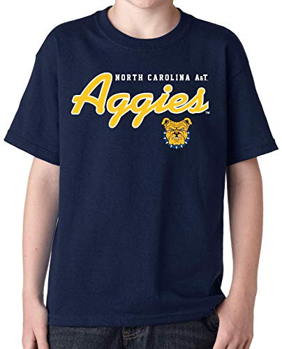 J2 Sport North Carolina A and T Aggies NCAA Machine Script Youth T-Shirt