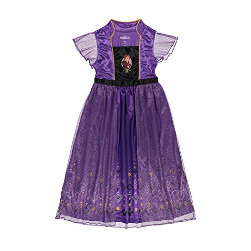 Disney Girls  Big Frozen Nightgown Fantasy Anna 2 6