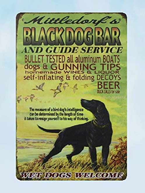 Dogs Welcome Sign Hunting Sporting Garage Vintage Novelty Funny Bathroom Parlor Bar Pub Retro Home Gift Yard Garden Celebration Farm CourtyardPosters Metal Tin Signs Wall Decor 12x16 Inch