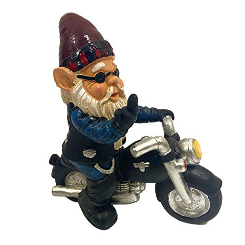 Bitcircuit Garden Gnome Ornament Resin Naughty Garden Gnome Garden Decoration Statue Decoration Funny Figure Christmas Dwarf Ornament for Yard Lawn Home Decoration Gift