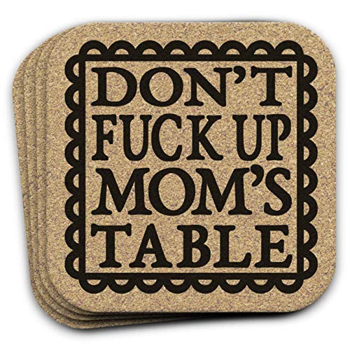 Gift For Mom Funny Mother Coaster Set of 4