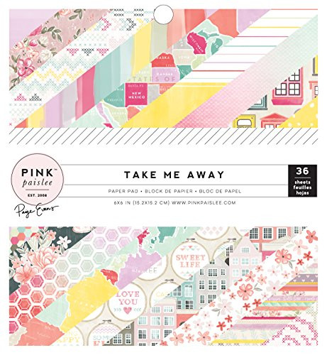 American Crafts Paige Evans Take Me Away 6 x 6 36 Sheet Paper Pad