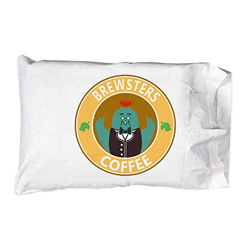 Hat Shark Pillow Case Single Pillowcase - Bird Monster Coffee Pigeon Game Parody  B