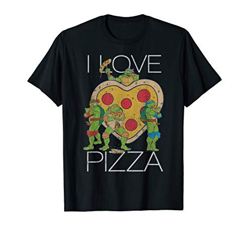Teenage Mutant Ninja Turtles Pizza My Heart Graphic T-Shirt Teenage Mutant Ninja Turtles Pizza My Heart Graphic T-Shirt