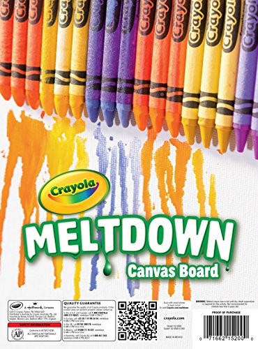 Crayola Meltdown Canvas and Molten Metal Crayon Set